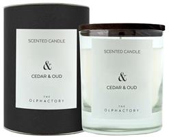 Scented Candle Black "& " Cedar & Oud 200g