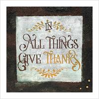 Kunstkort - Give thanks