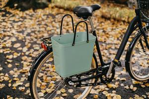 Väska Hinza Hög med cykelfäste, Olivgrön - Recycled Plastic