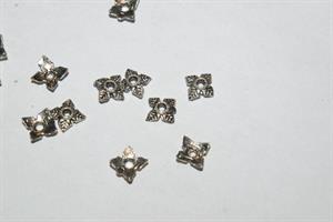 Antiksilver Nickelfria pärlhattar 6 mm.