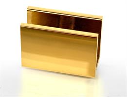 RoyalBath U-hållare Blank Mässing/Guld 38x27x16mm