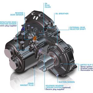 ST82-14 gearbox with mechanical shifting without oil pump