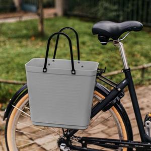 Väska Hinza Hög med cykelfäste, Svart - Recycled Plastic