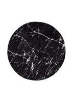 Sense Marble Svart Rund 160