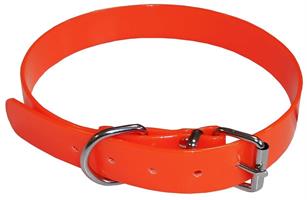 Jakthalsband PVC Orange S 43-48cm