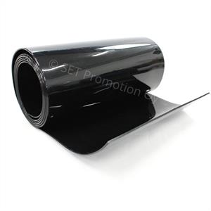 PVC Roiskeläppä materiaali per metri musta- PVC mudflap material per metre black