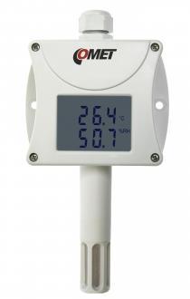 Temperature + relative humidity transmitter; internal sensor LCD 0-10V