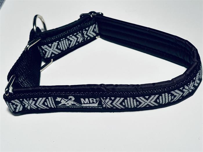 Halsband i svart mönster