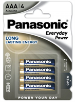 PANASONIC EVERYDAY POWER AAA ALKALINE PARISTO 4 kpl/ pkt