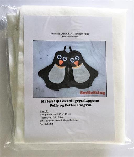 Materialpakke til Pingvingrytelapper