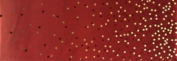 Mørk rød metallic prikker og fargegradering