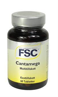 FSC Cantamega kosttillskott 60tabl