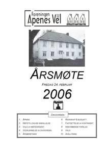 Program for Årsmøte 2006