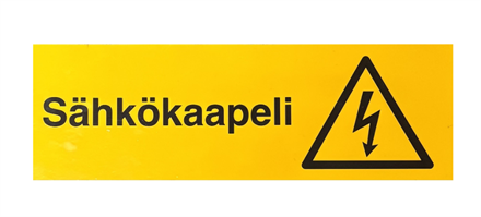 SÄHKÖKAAPELI - KYLTTI, MUOVI 100 x 300mm