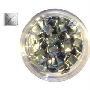 KN- STUDS Square Silver 4mm