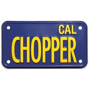 Nummerskylt "Cal Chopper" för MC