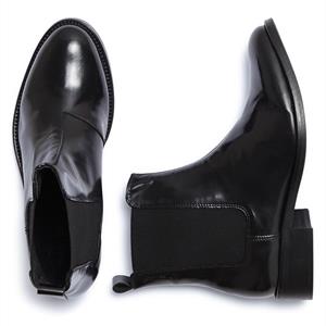 ASHLEY LEATHER CHELSEA BOOT 38