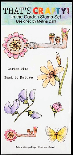 DL Clear stamp set In the Garden