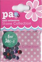 DL- Stone Red pink purple 4mm