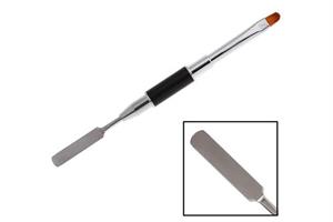 BL- acrylOgel Brush with Spatula Oval