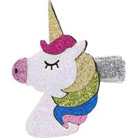 Hårklämma Unicorn Rainbow Glitter