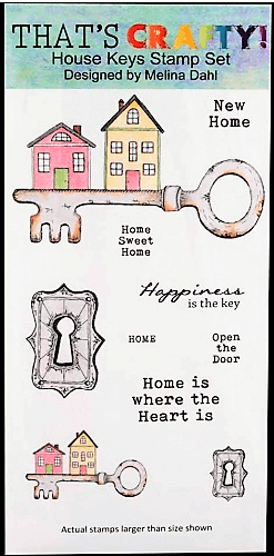 DL Clear stamp set House Keys