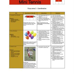 Mini Tennis - On Court Red