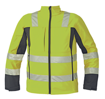 CERVA MALTON SOFTSHELL JACKET HV KELTAINEN