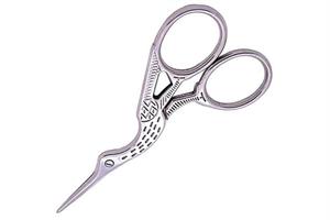 BL- stork scissors SILVER