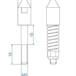 Tryckpolerdiamant  Radie:3 mm V60