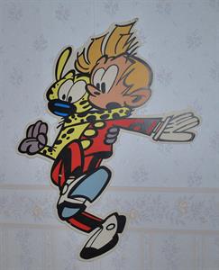 Pappfigur Spirou och Marsupilami 65,5 cm
