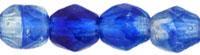 Fire polished 4 mm  HurriCane Glass- Bluebell