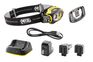 PETZL PIXA 3R ATEX LED V2 LADATTAVA OTSAVALO, 90 lumen