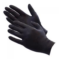 KN- Latex Glove Black Medium