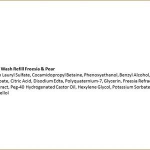 Refill Hand Wash Freesia & Pear 750ml