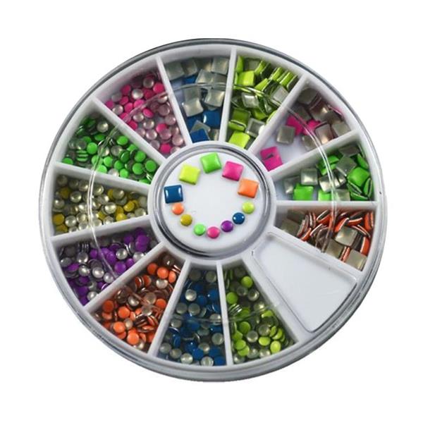 KN- WHEEL Neon studs mixed color