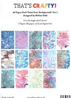 A4 paper pack Paint Pour backgrounds set 1