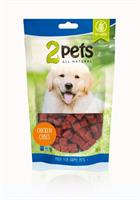 2pets Dogsnack Chicken Cubes 100g