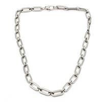 Fat chain halsband silver