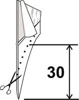 Självhäftande(3M) Silikonlist 30 mm