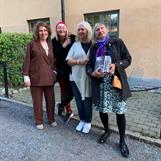 Sverigeförfattarna Helena Josephson, Carina Aynsley, Britta Ivarsson Possnert, Margareta Mörck