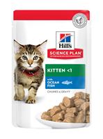 Hills Katt Kitten Multipack Chicken&Ocean Fish 12x85g