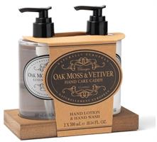 Caddy Set Hand Wash & Hand Cream Oak Moss Vetiver 2x300ml