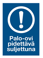 PALO-OVI PIDETTÄVÄ SULJETTUNA, MUOVI 200 x 300mm