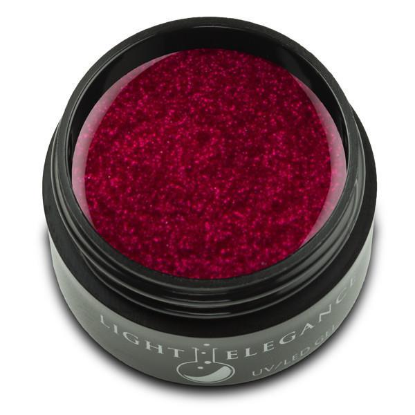 LE- Glitter Gel Crimson #072 17ml UV