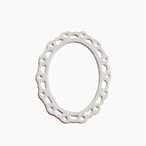 KN- THIN Frame Oval SILVER