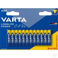 Batterier AAA 8+4
