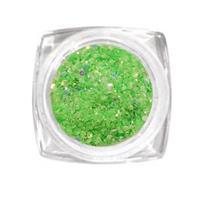 KN- Jar glitter LIGHT GREEN