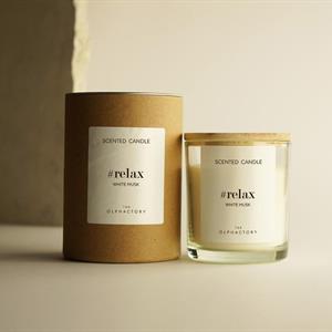 Scented Candle Nature "Relax" White Musk 200g