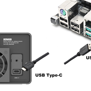 Stardom RAID med 16TB HDD, USB-C